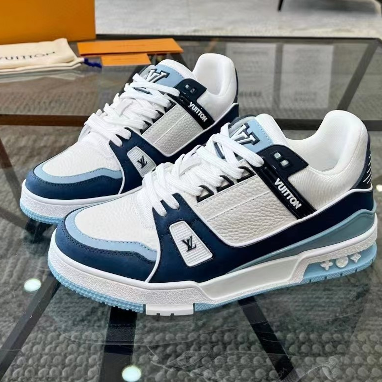 LV-Trainer low cut casual board shoes