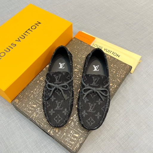 LV-Denim Black Bean Shoes