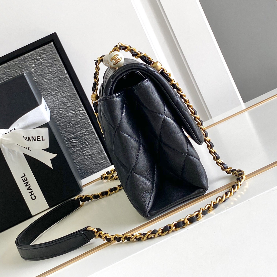 Chanel-Pearl Embellished Bag