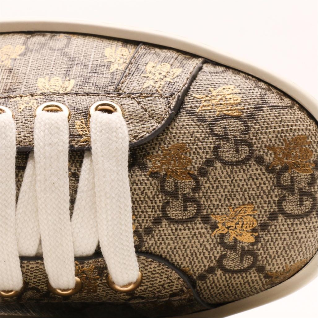 GUCCI-Couple style white shoes