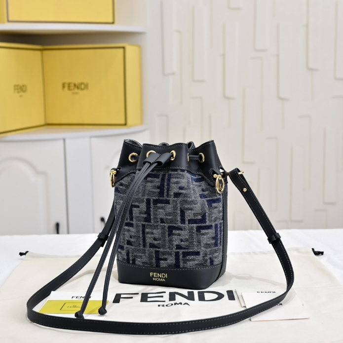 LV-Vintage Flower Bucket Handbag