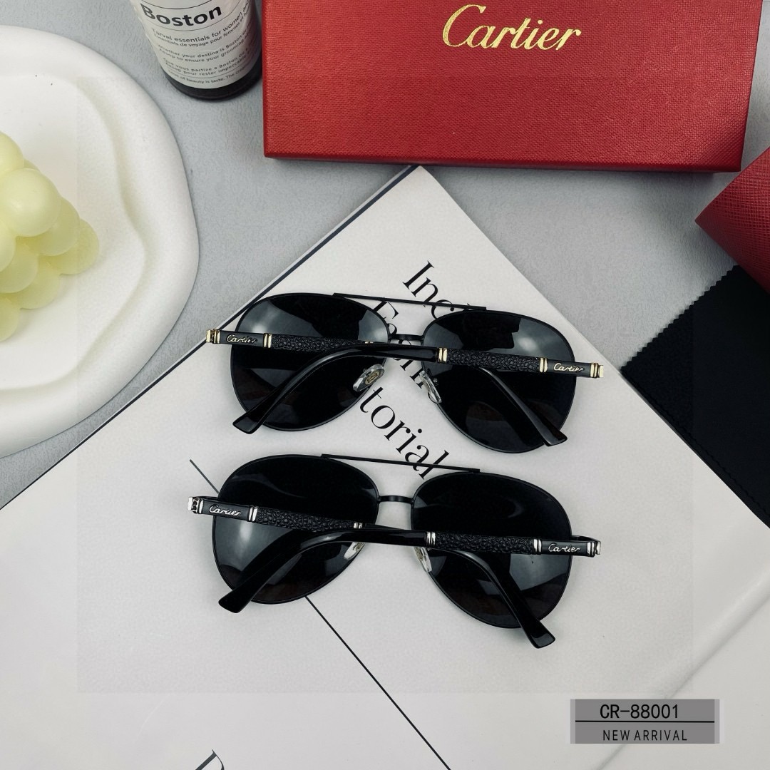 Cartier-new men's minimalist frameless sunglasses