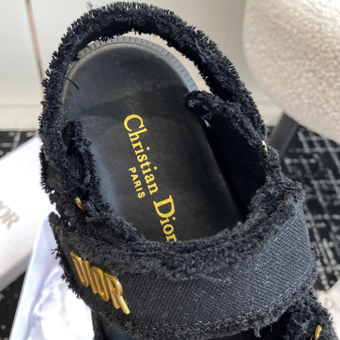 Dior-Black Sandals