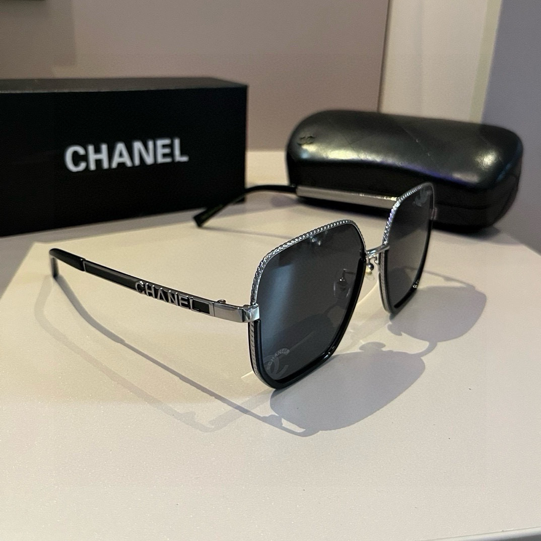 Chanel-2024 New Large Frame Sunglasses