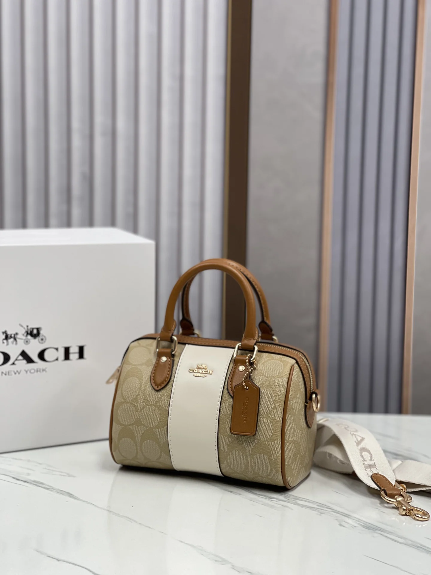 COACH Rowan Boston Bucket Pillow Bag