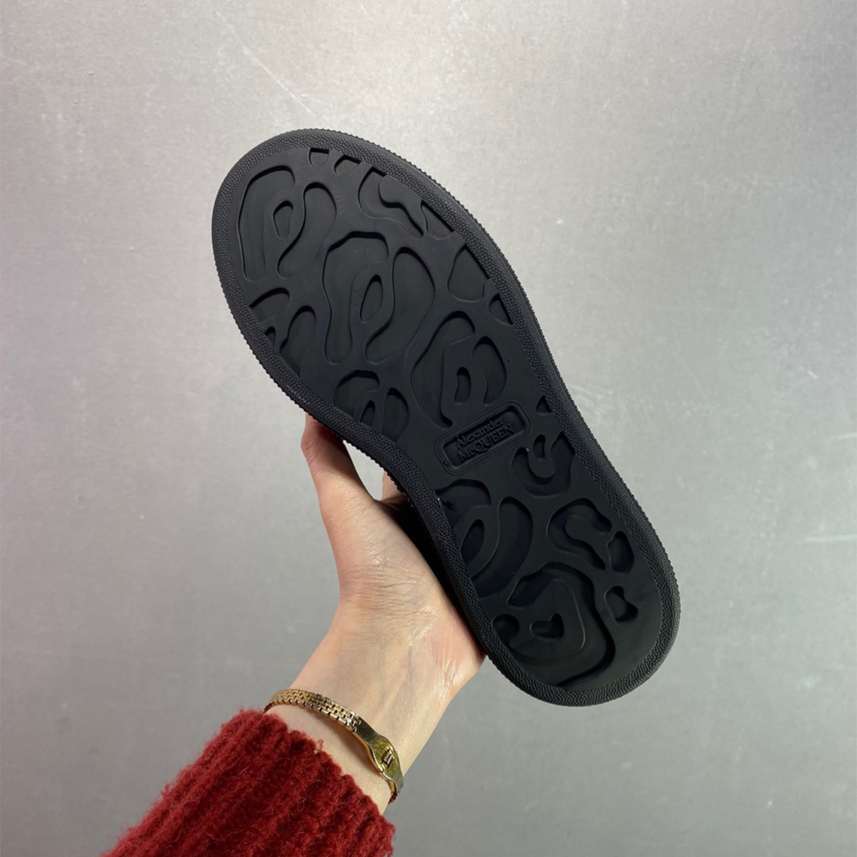 Alexander Mcqueen-pure black diamond sneakers