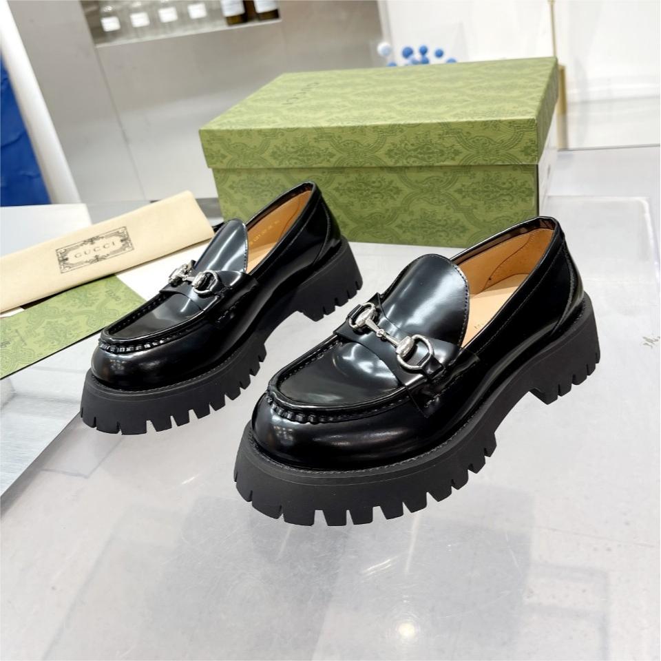 GUCCI-Thick soled loafers
