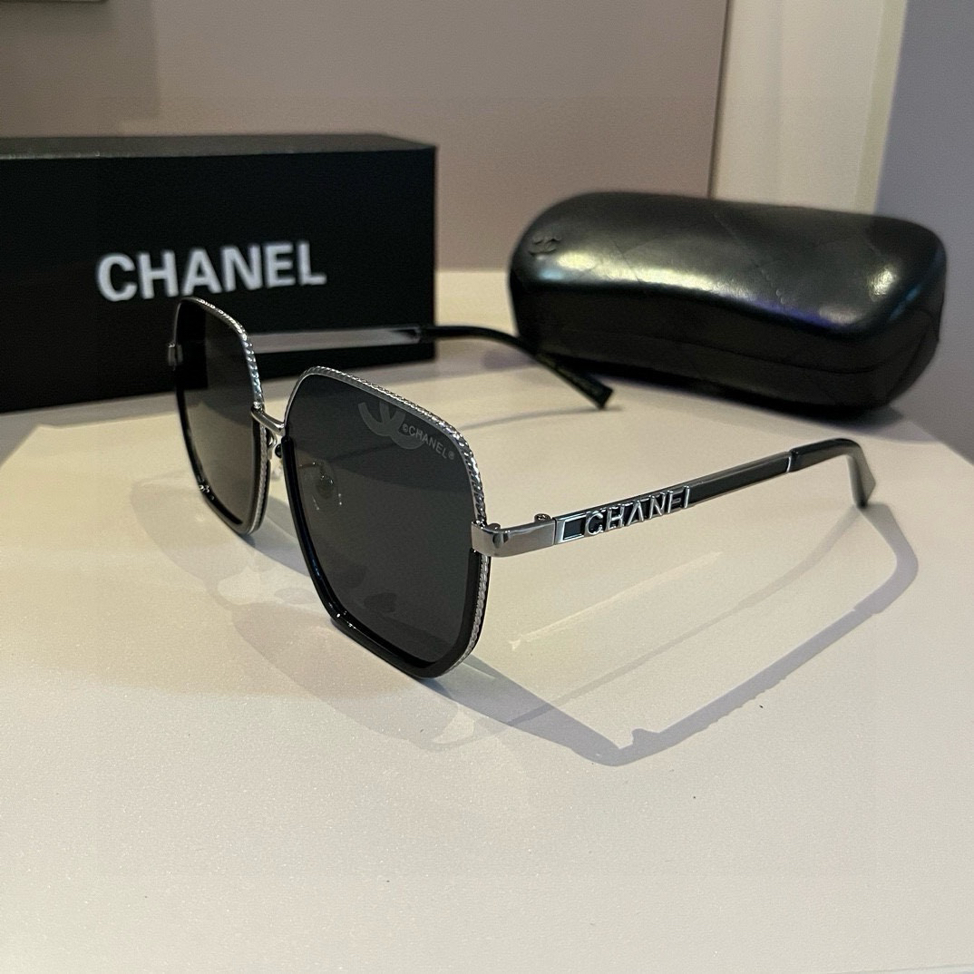 Chanel-2024 New Large Frame Sunglasses