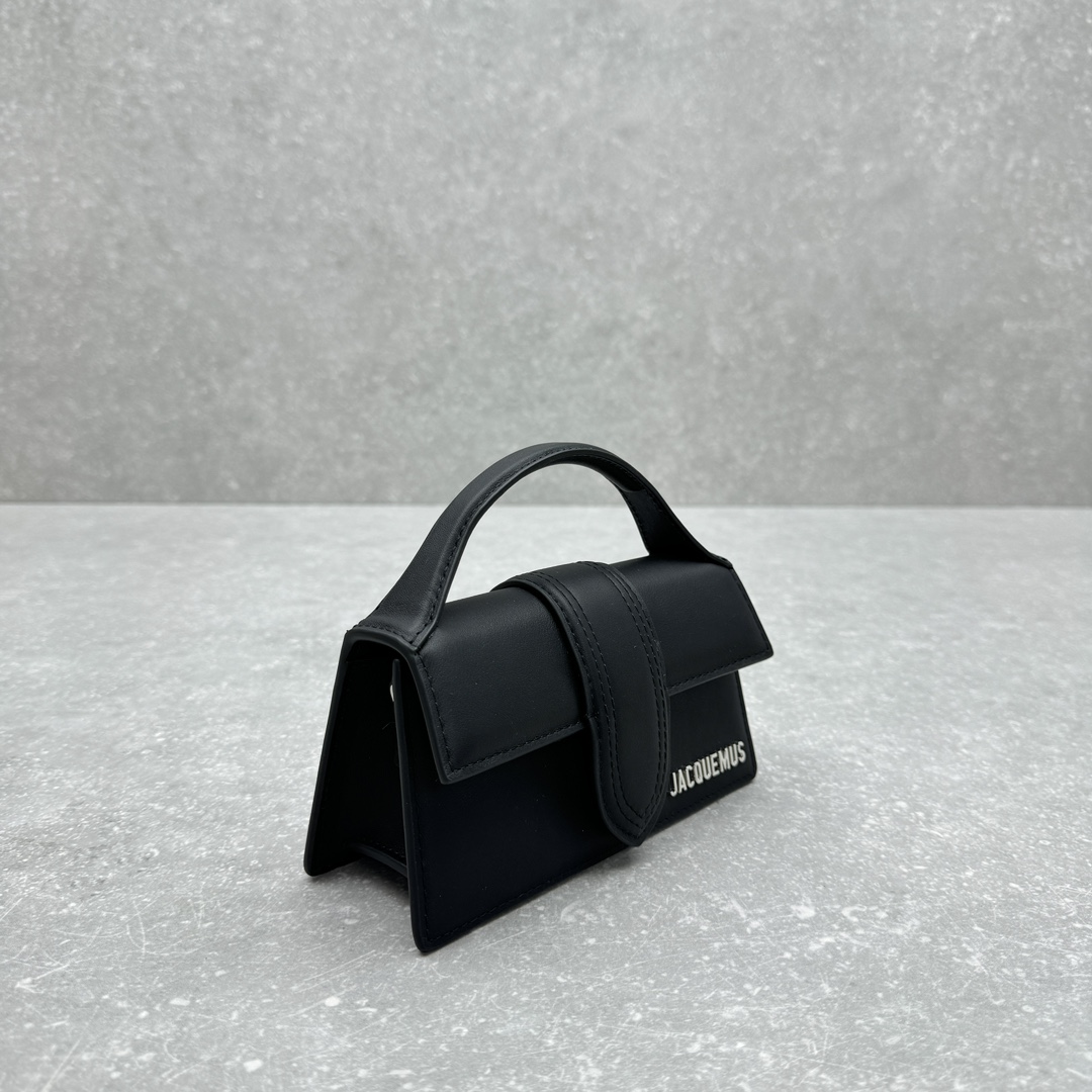 Jacquemus -Bamnino new black silver small crossbody bag