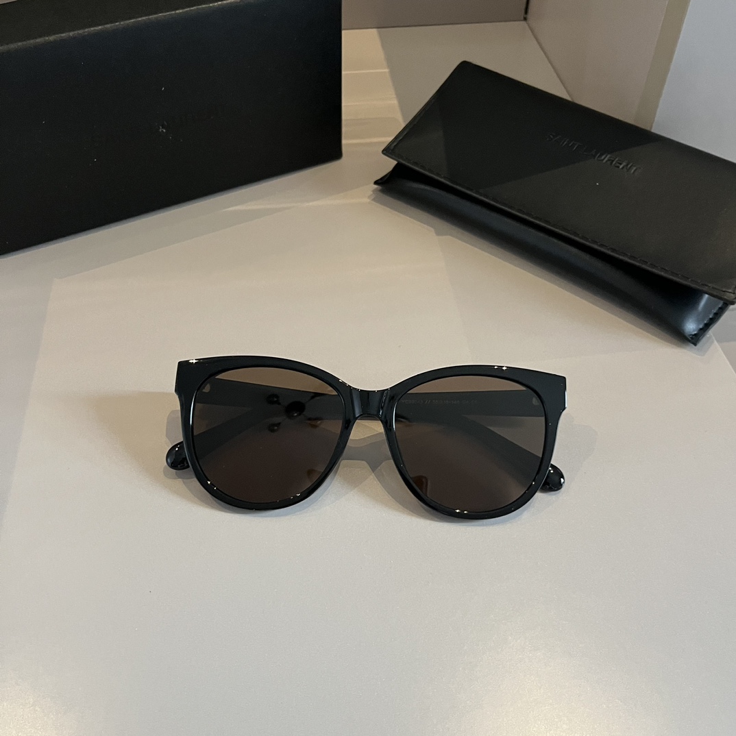 YSL-Women's Round Frame Sunglasses