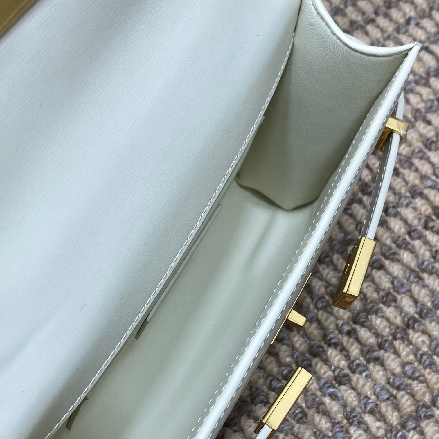 YSL-Flip Manhattan baguette bag