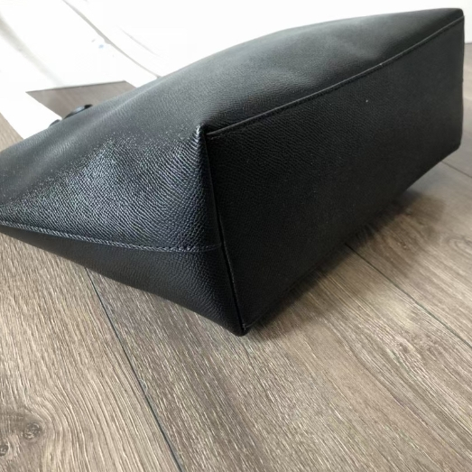 Coach-Full Leather Zipper Tote Bag