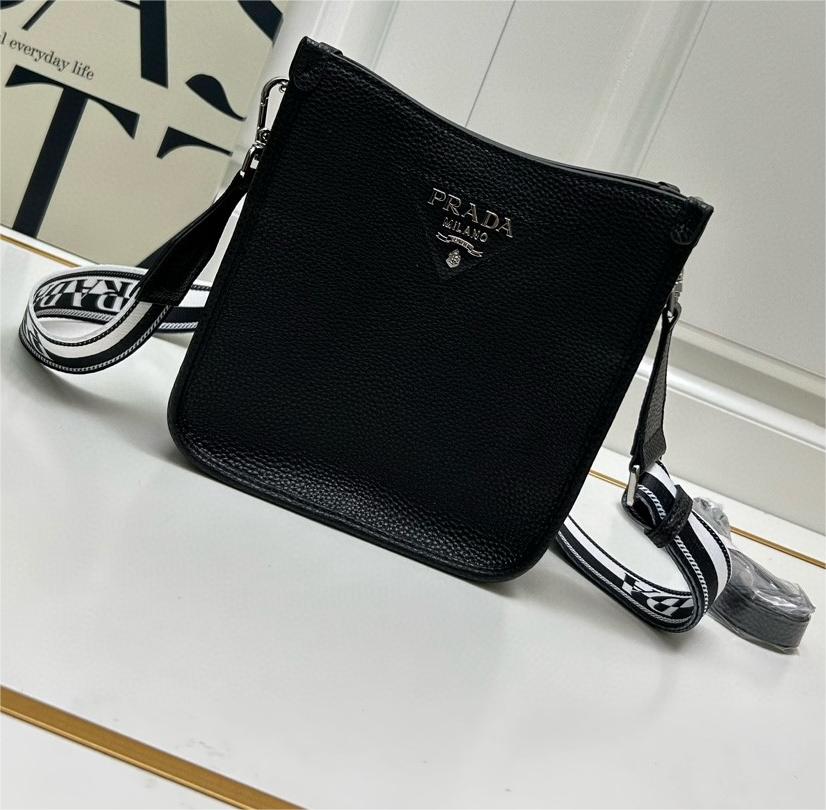 Prada-Leather mini shoulder bag