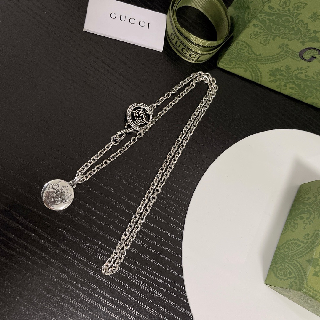 GUCCI-flowers and plants necklace