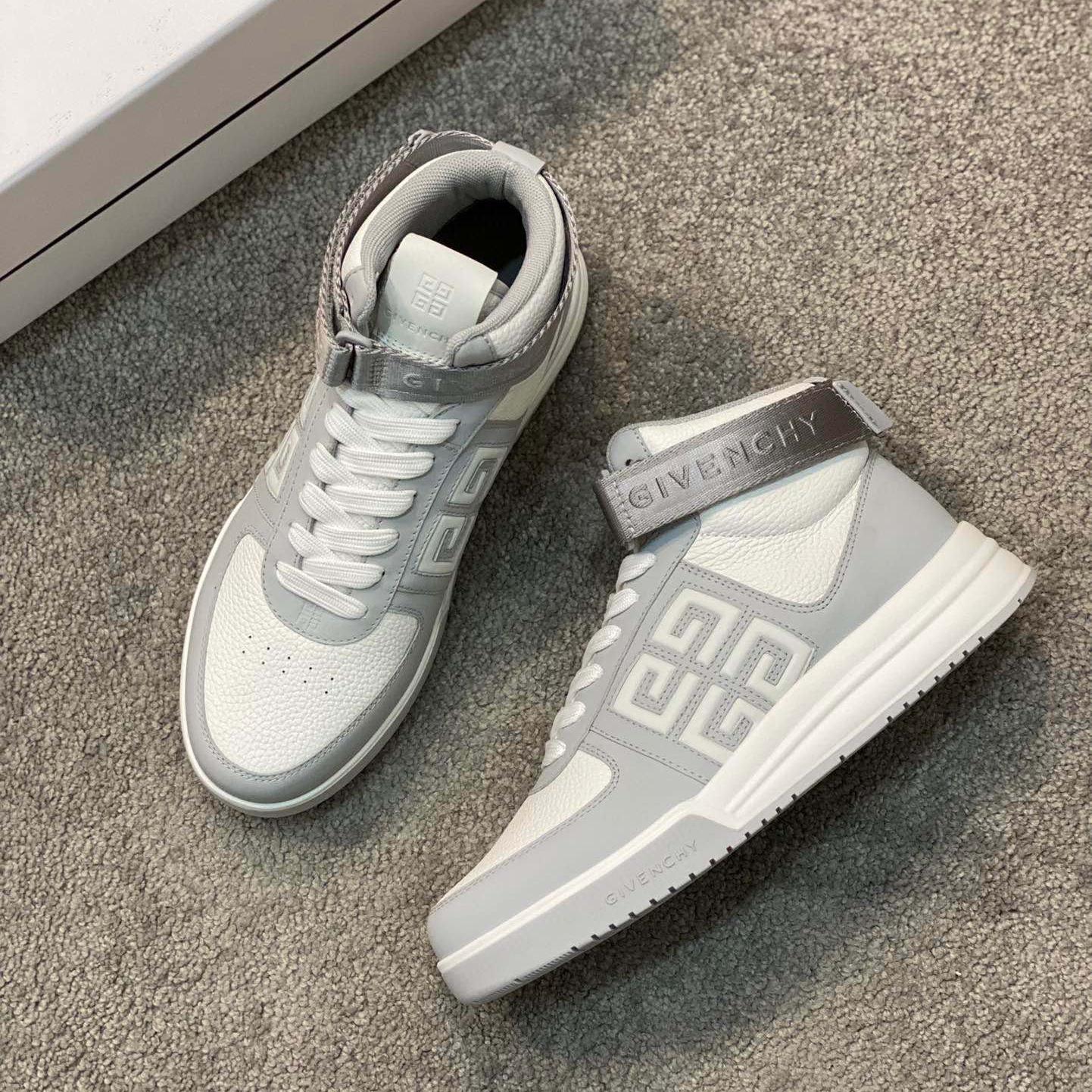 Givenchy-New gray men's high top running shoes
