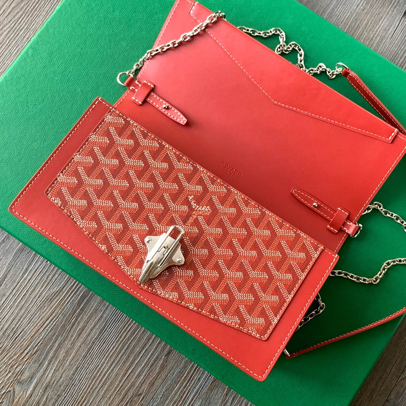 GOYARD - Duchess Marie-Caroline Canvas and Calfskin Shoulder and Crossbody Bag