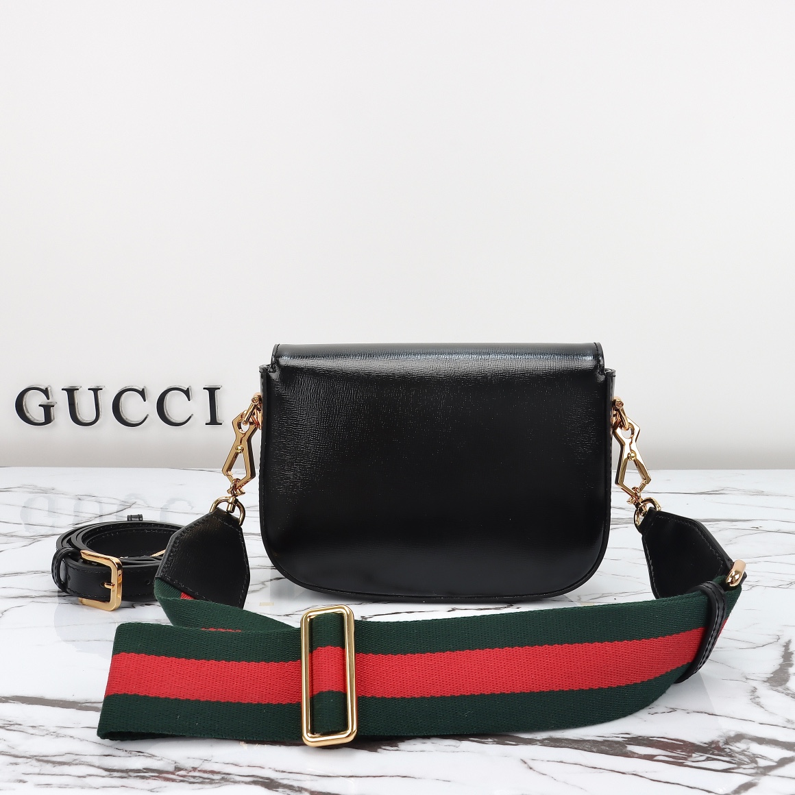 Gucci-1955 Horsebit Bag with Buckle and Saddle