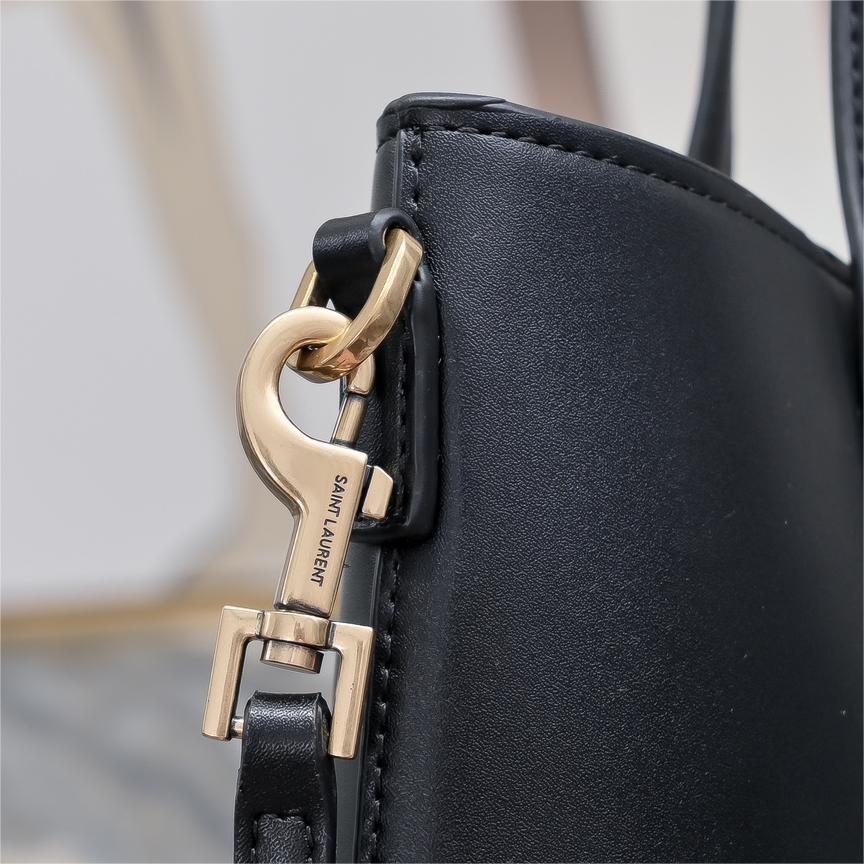YSL-Leather Mini Tote Handbag