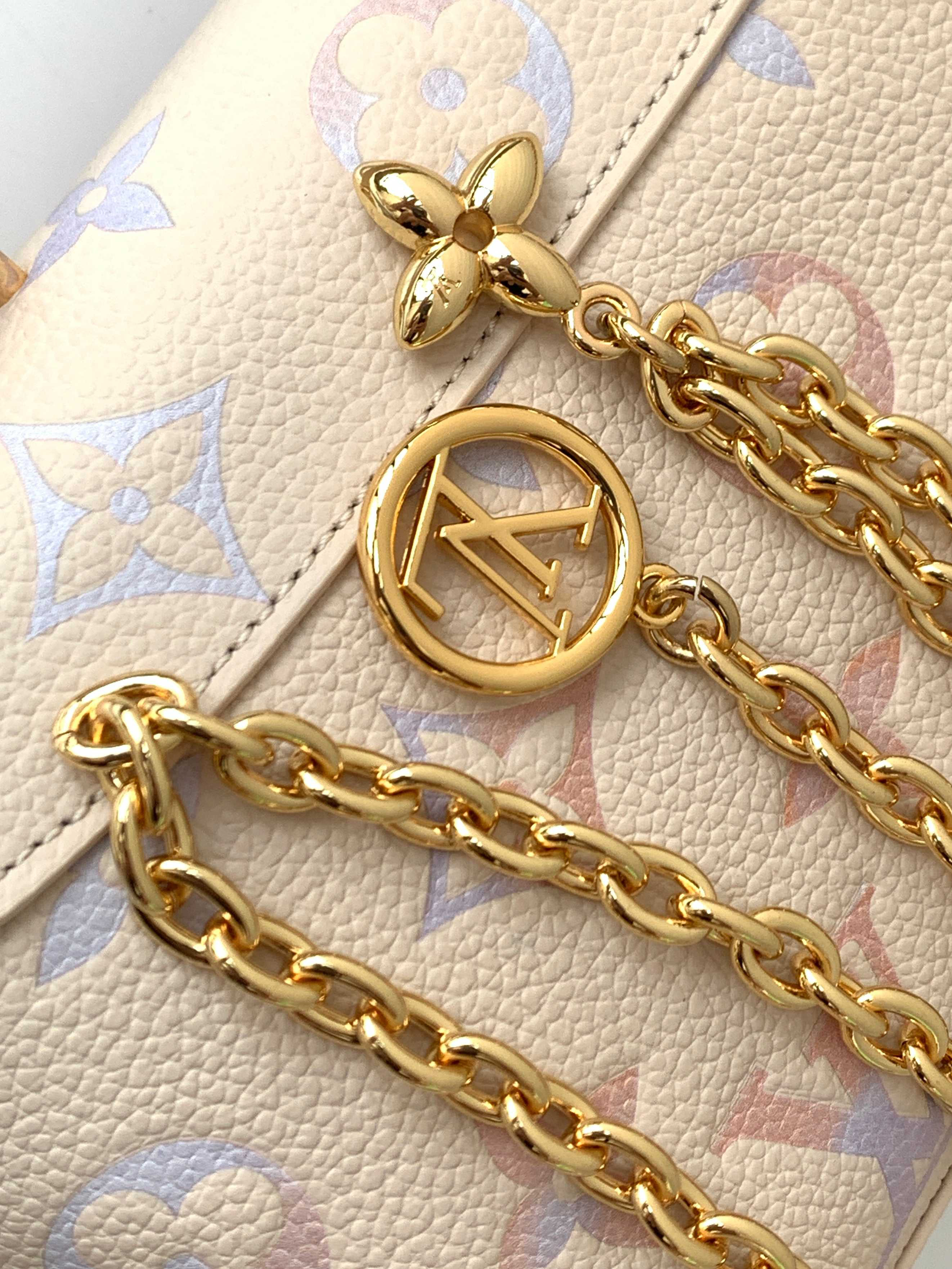 LOUIS VUITTON - LV Nano Madeleine Single Shoulder Handle Mini Bag White