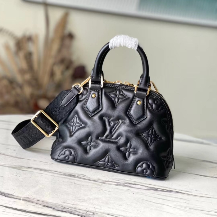 LV-Cowhide Shoulder Cross Shoulder Handheld Shell Bag