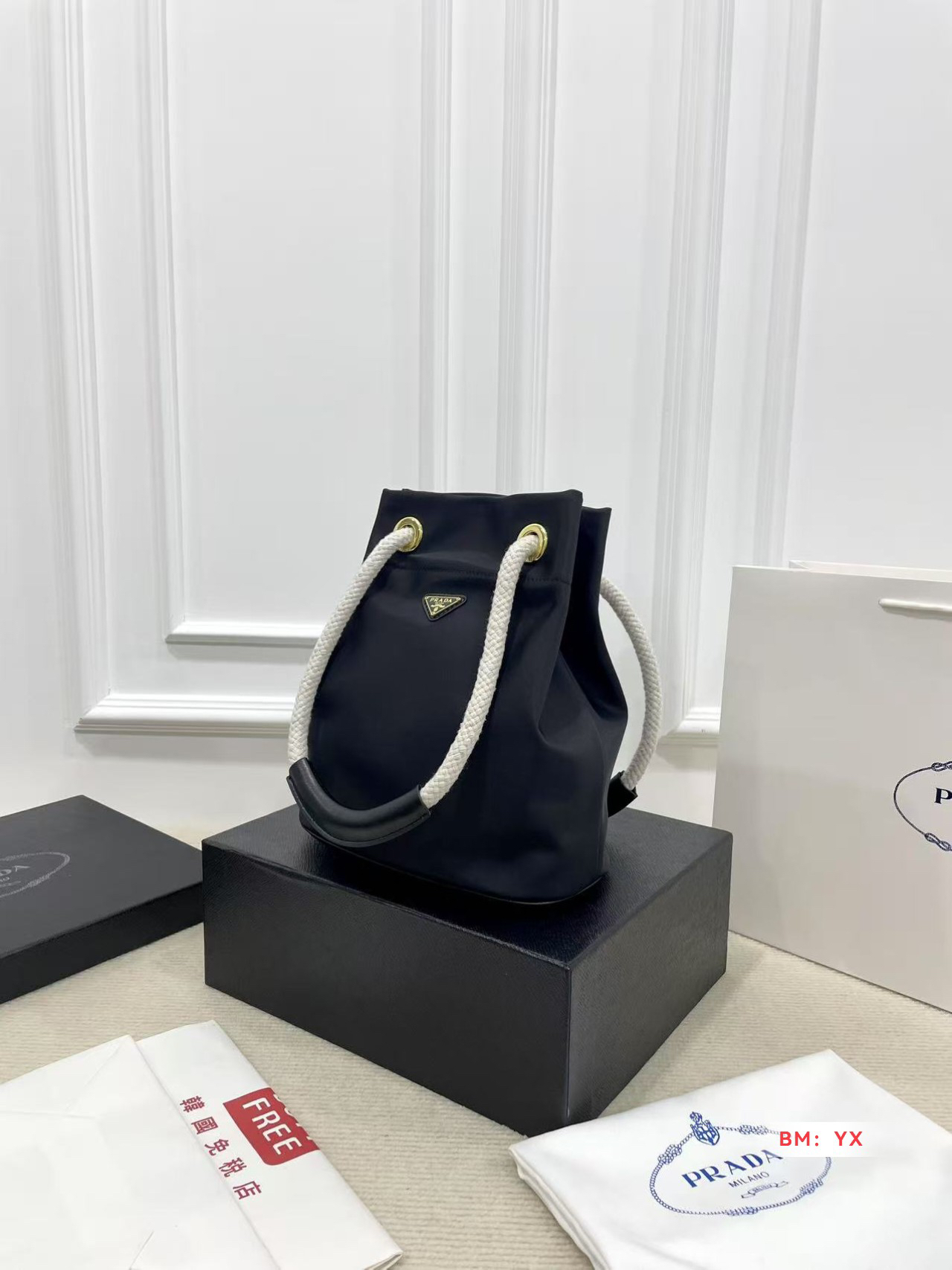 PRADA White poplin mini dress