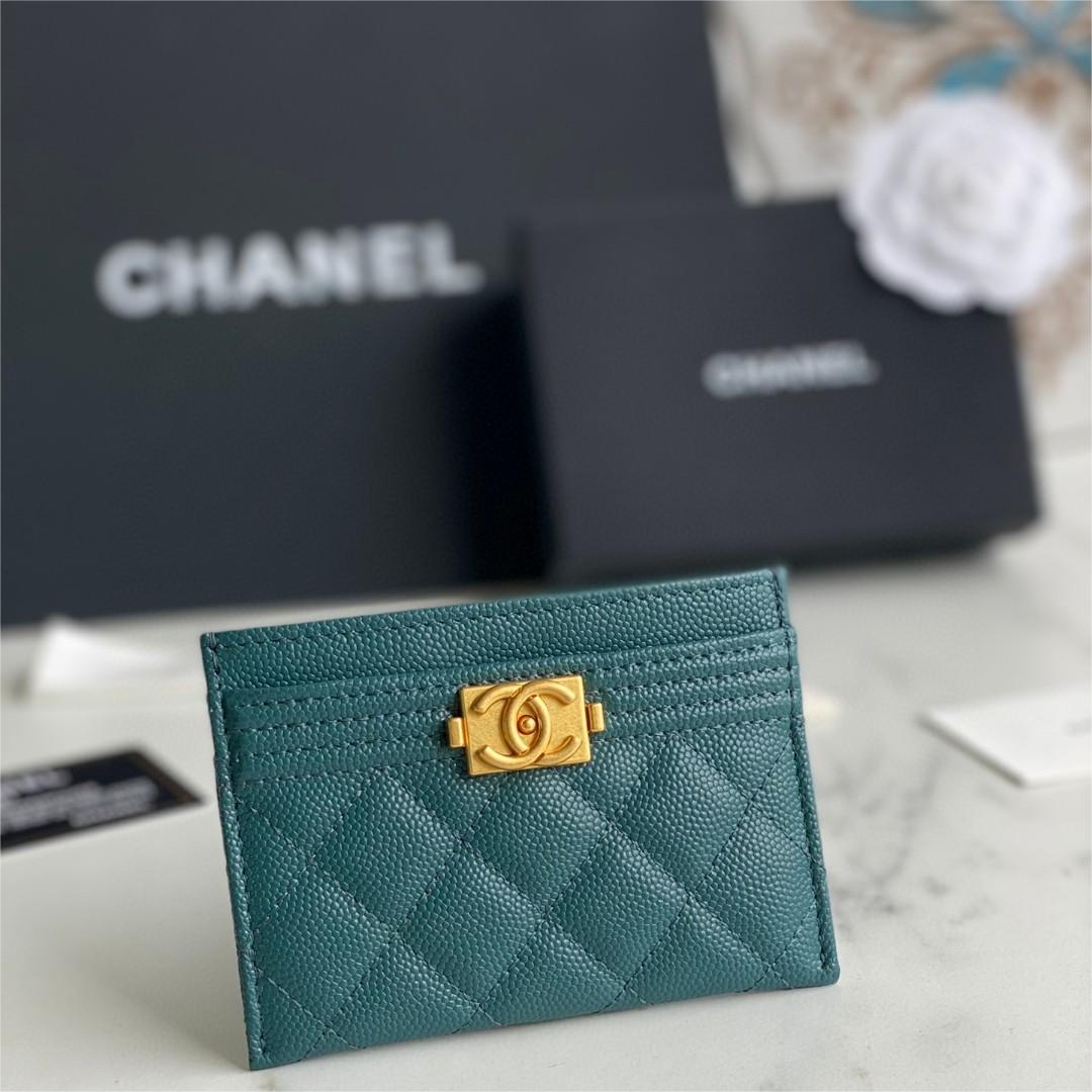 Chanel-Lingge Pattern Leboy Card Bag