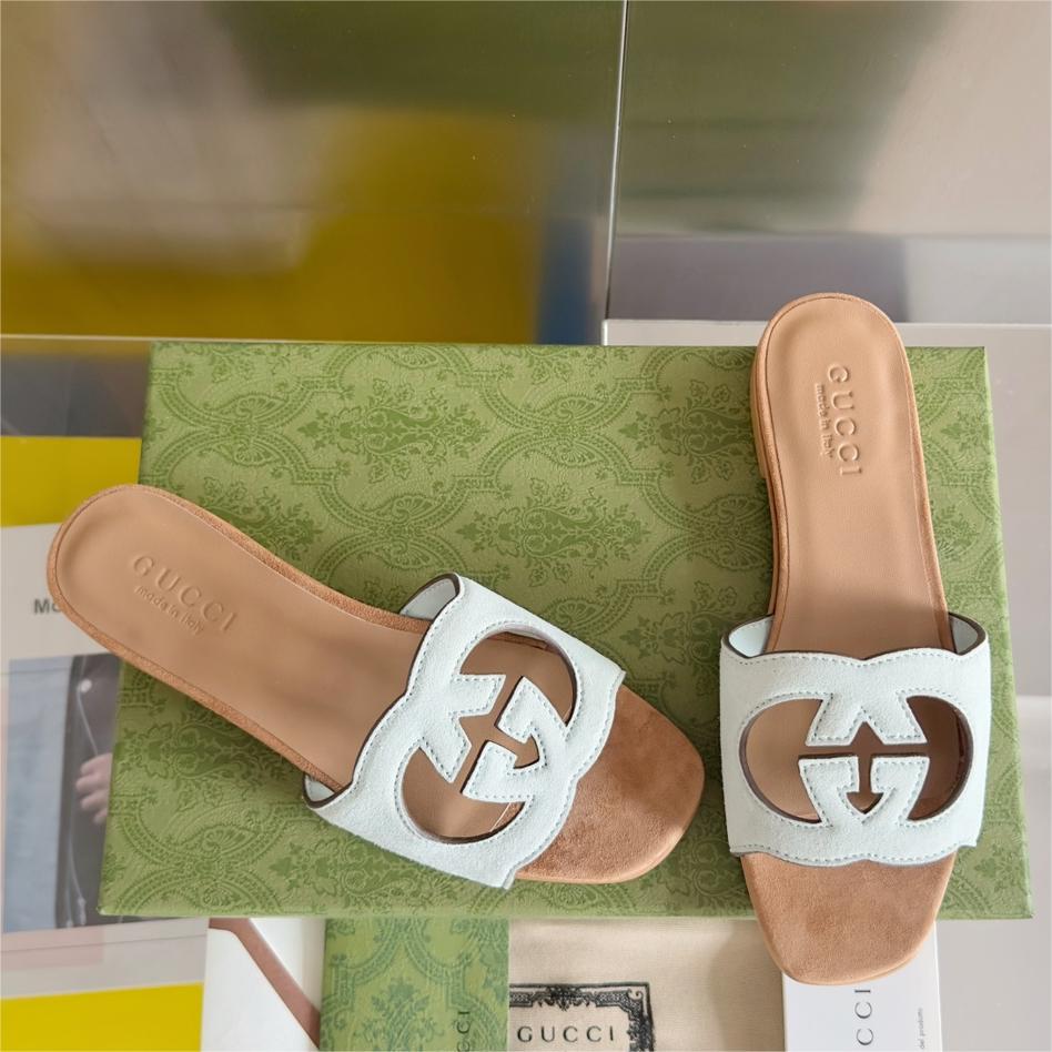 Gucci-Lido series Interlocking Sandals