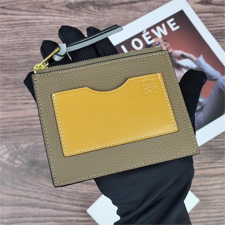 LOEWE-Zipper thin small card bag