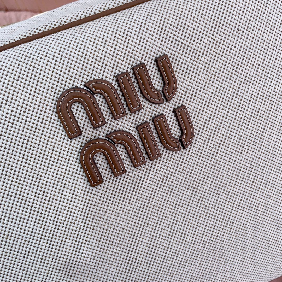 MIU MIU-Canvas briefcase