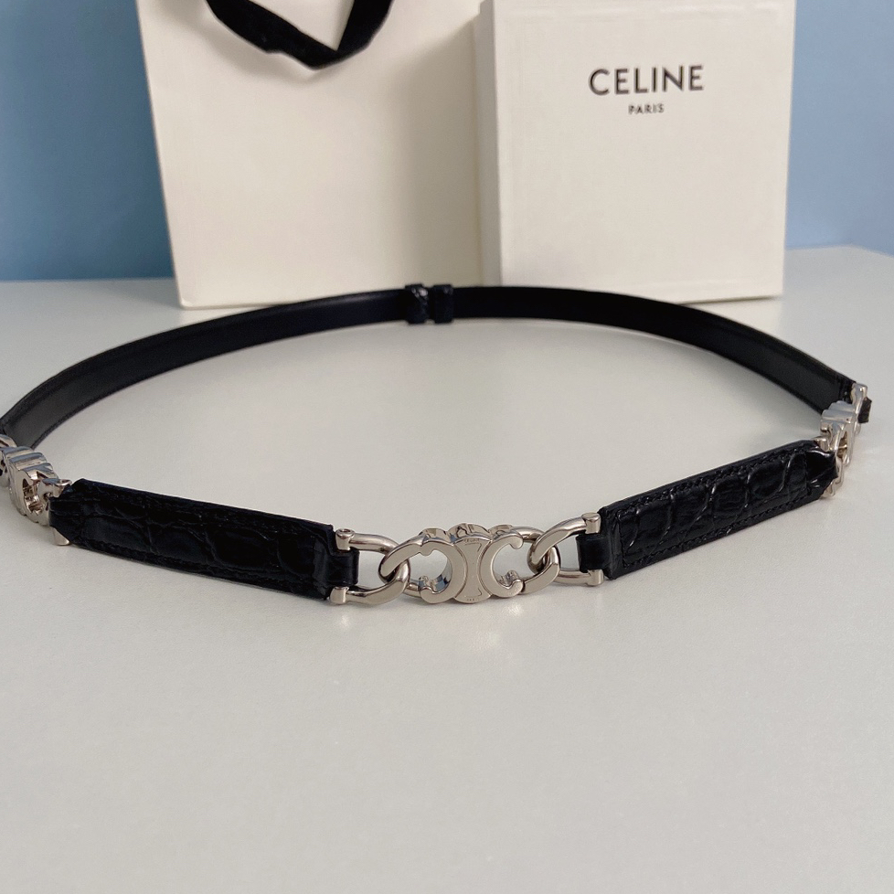 CELINE - Taurillon Calf Leather Belt