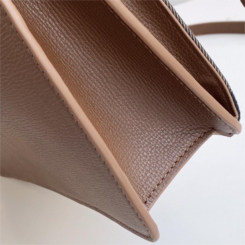 Burberry-Grain leather patchwork house grid diagonal backpack