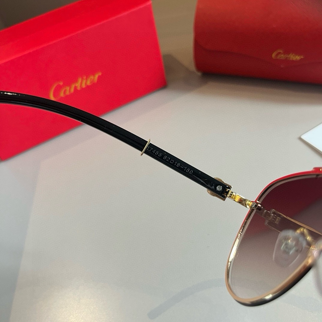Cartier-official website new men's frameless sunglasses