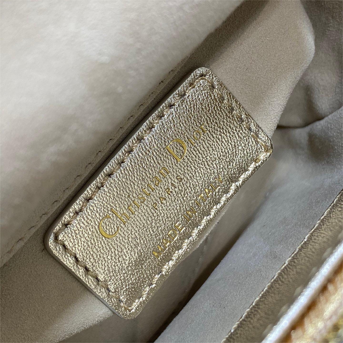 Dior-Lady limited edition handmade bead micro series bag