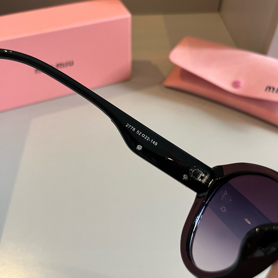 MiuMiu-2024 new sunglasses cat glasses