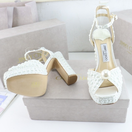 Jimmy Choo-High-Heeled Empty Sandals