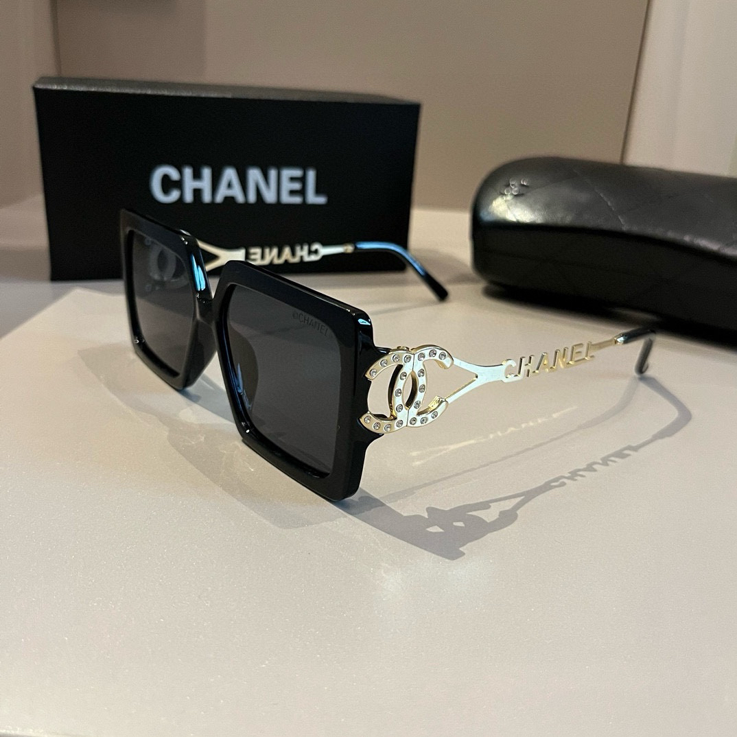 Chanel-New large frame Sunglasses
