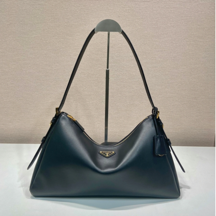 Prada-Hobo Full Leather Underarm Shoulder Bag