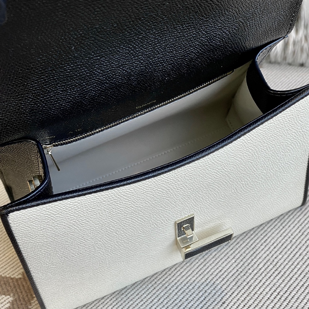 Valextra-Medium Iside Chiaroscuro Top Handle Bag