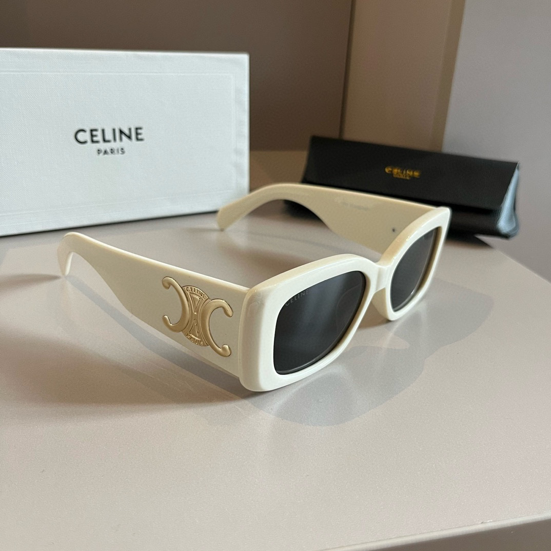 Celine-New women's large mirror legs Sunglasses