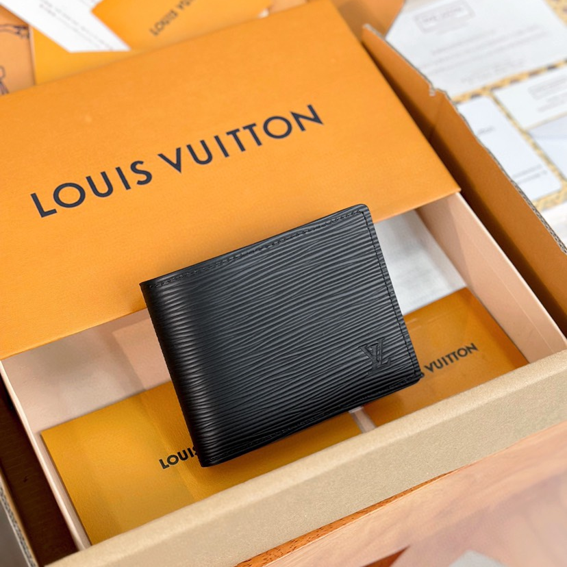 LV-Epi Leather Ripple Wallet