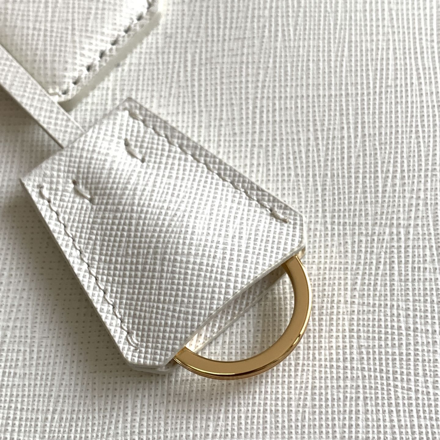 Prada-Cross Patterned Cowhide Galleria handbag