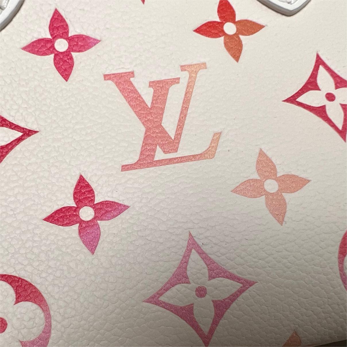 LV-Sunrise Aquaelle On the Go BB handbag