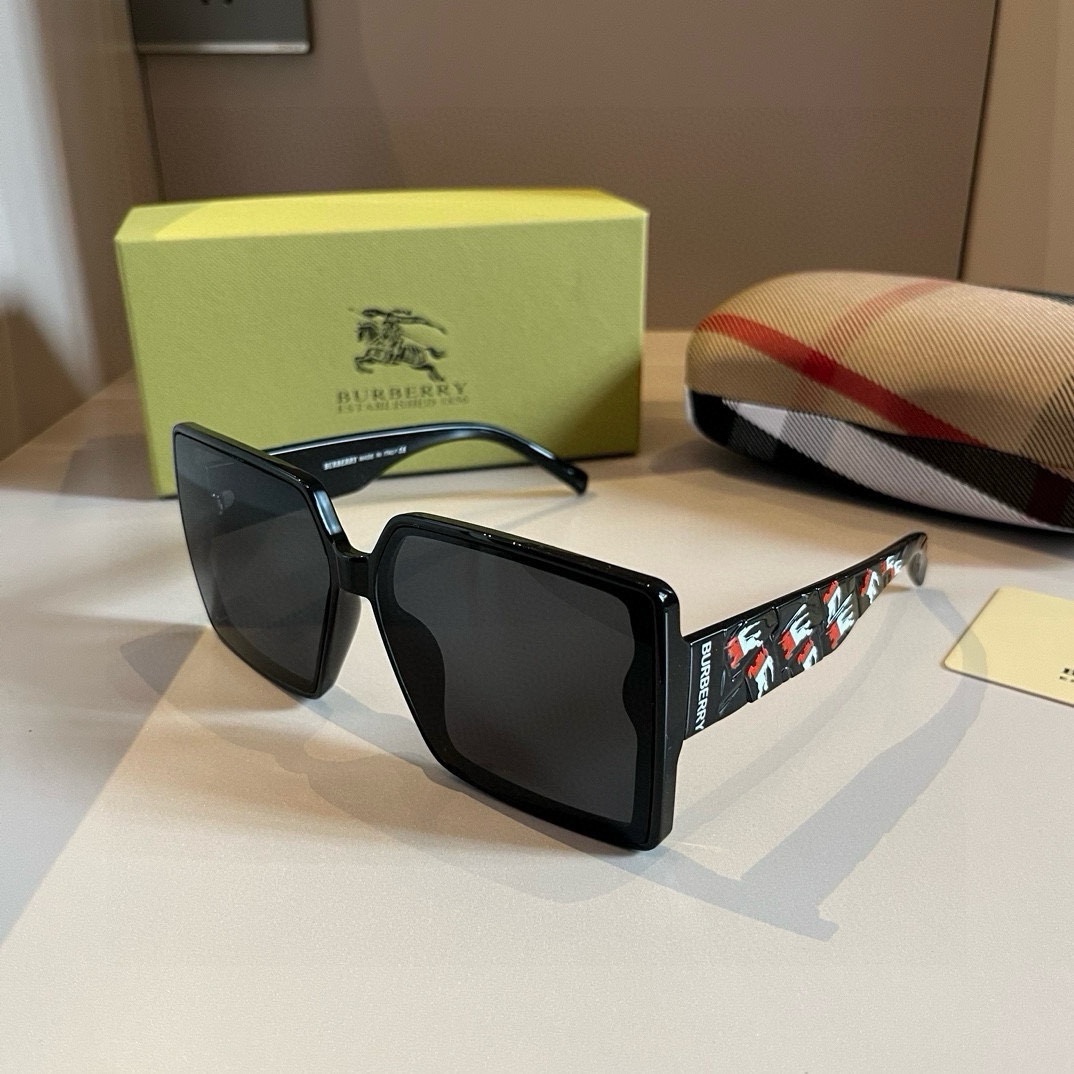 Burberry-2024 new large boxy unisex sunglasses