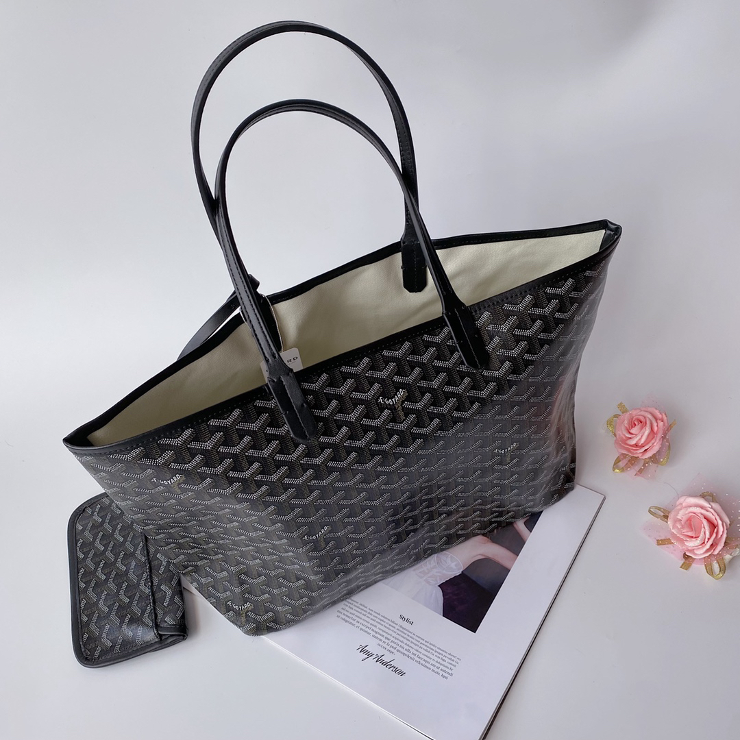Goyard-Hand drawn patterned shopping bag