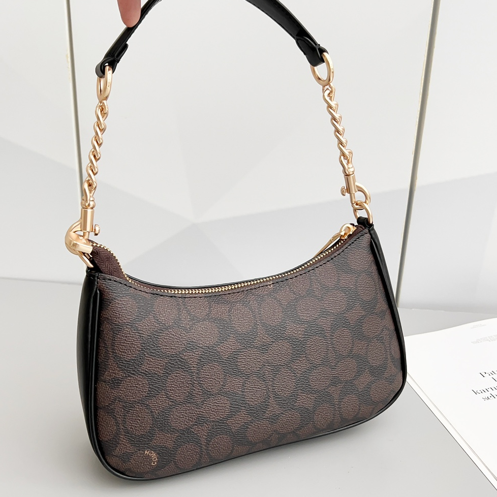 COACH - Teri 25 Leather Underarm Bag Handbag Shoulder Crossbody Bag