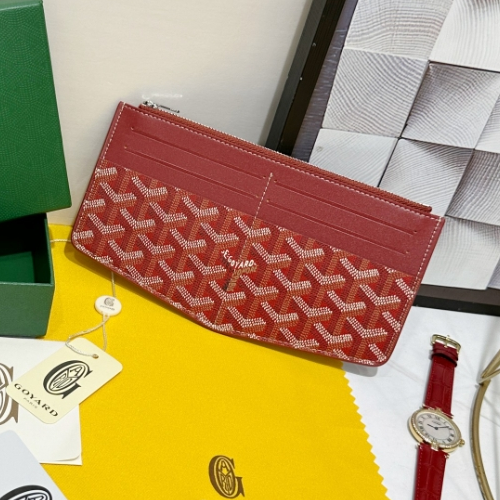 Goyard-Zipper clip wallet