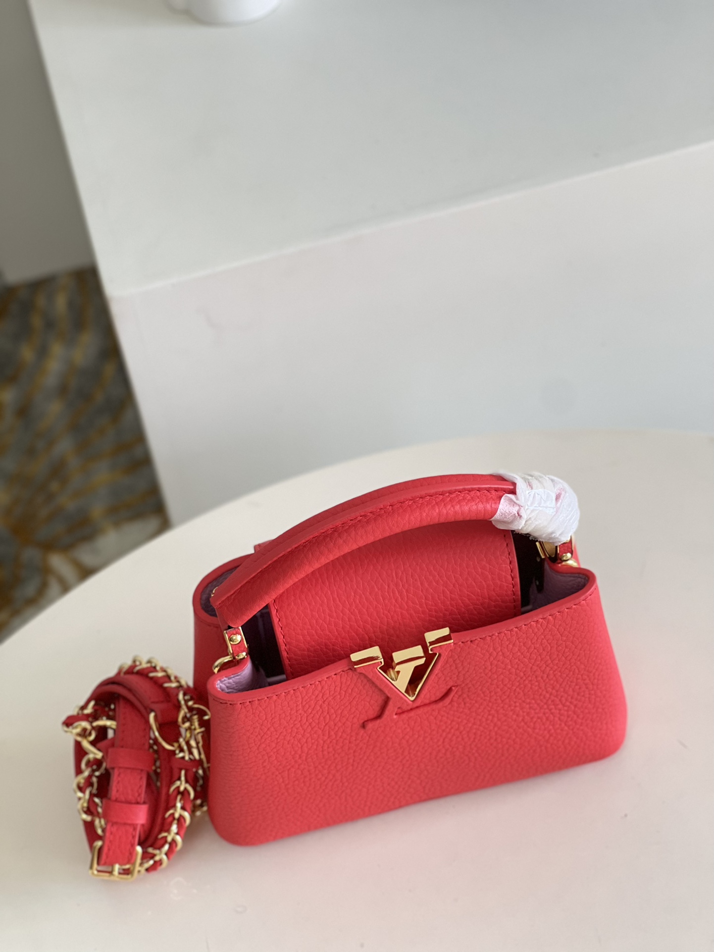 Louis Vuitton - LV Capucines Mini Red Bag