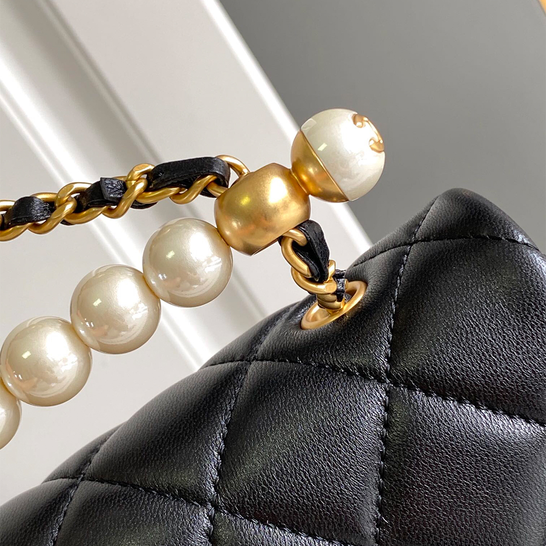 Chanel-Pearl Embellished Bag