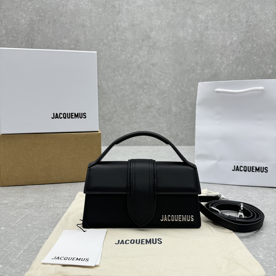 Jacquemus -Bamnino new black silver small crossbody bag