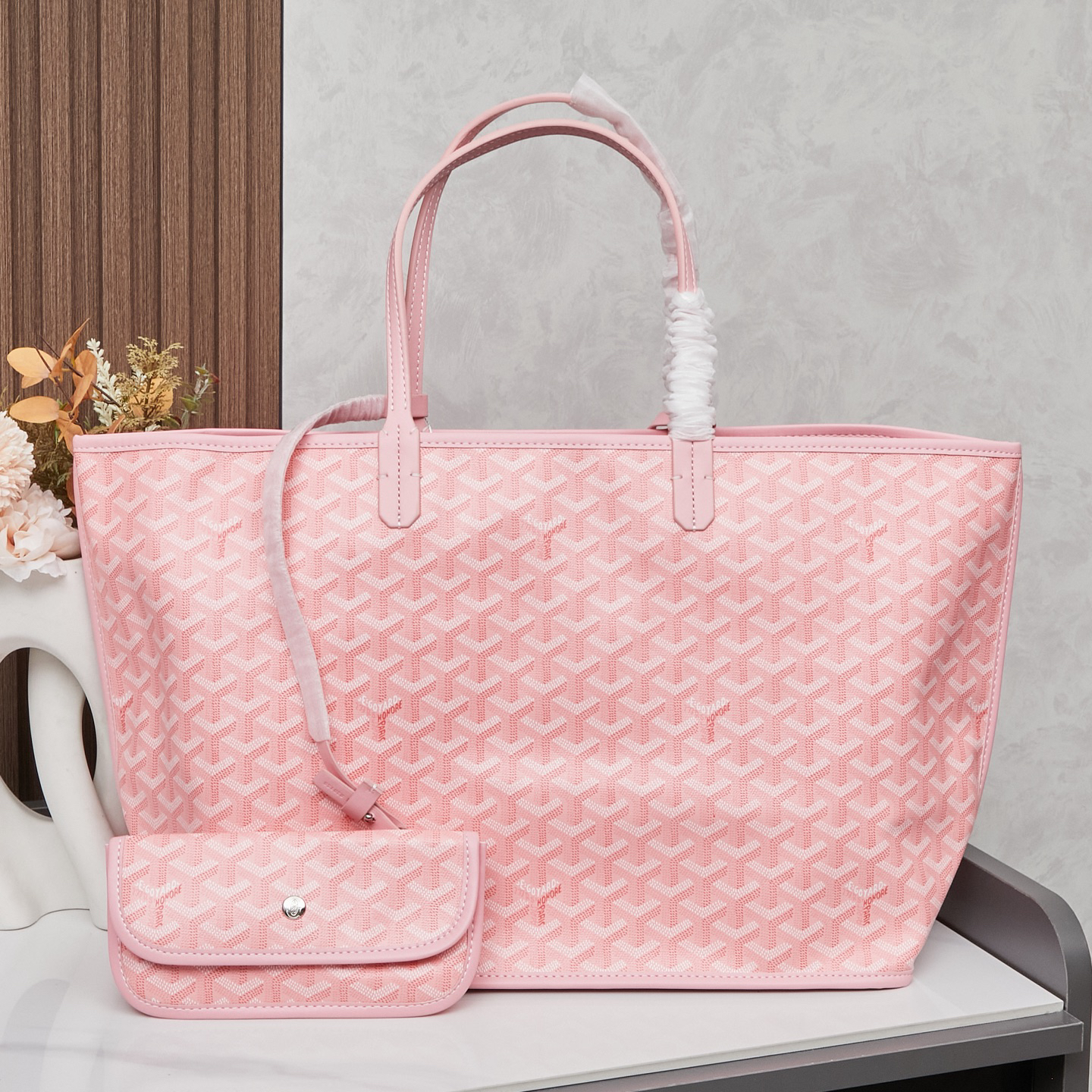 GOYARD - Saint Louis Pink Shopping Bag